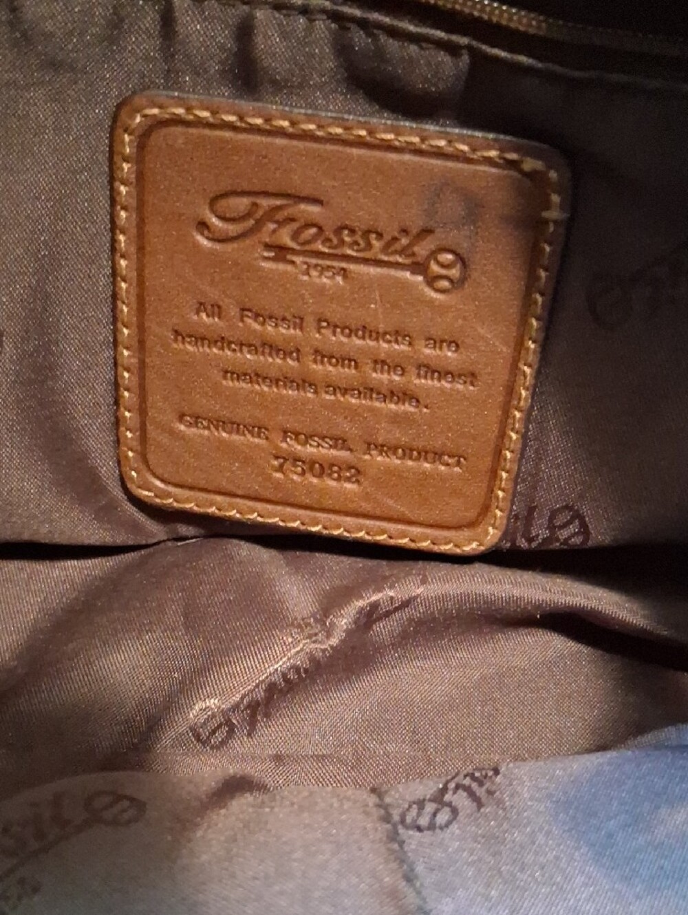 Fossil Brown Suede Braid I 7ed Shoulder Bag with Tassel - Picture 7 of 14